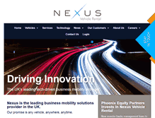 Tablet Screenshot of nexusrental.co.uk